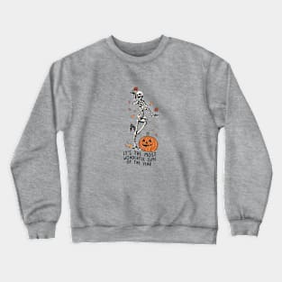 It's The Most Wonderful Time of The Year, Skeleton Crewneck Sweatshirt